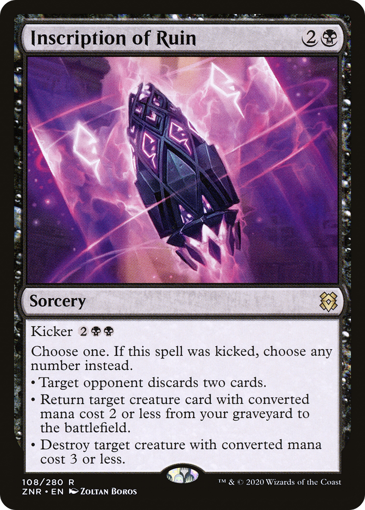 Inscription of Ruin [ZNR-108]