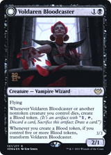 Voldaren Bloodcaster // Bloodbat Summoner - Prerelease Promo [PVOW-137s]