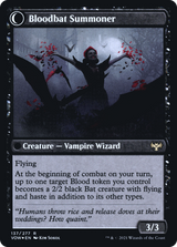 Voldaren Bloodcaster // Bloodbat Summoner - Prerelease Promo [PVOW-137s]