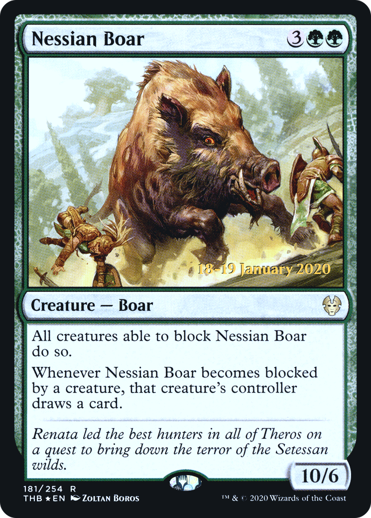Nessian Boar - Prerelease Promo [PTHB-181s]