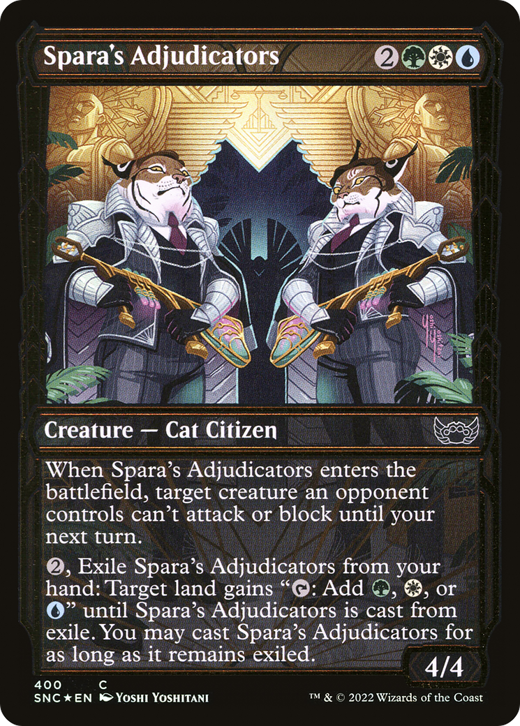 Spara's Adjudicators - Showcase - Gilded Foil [SNC-400]