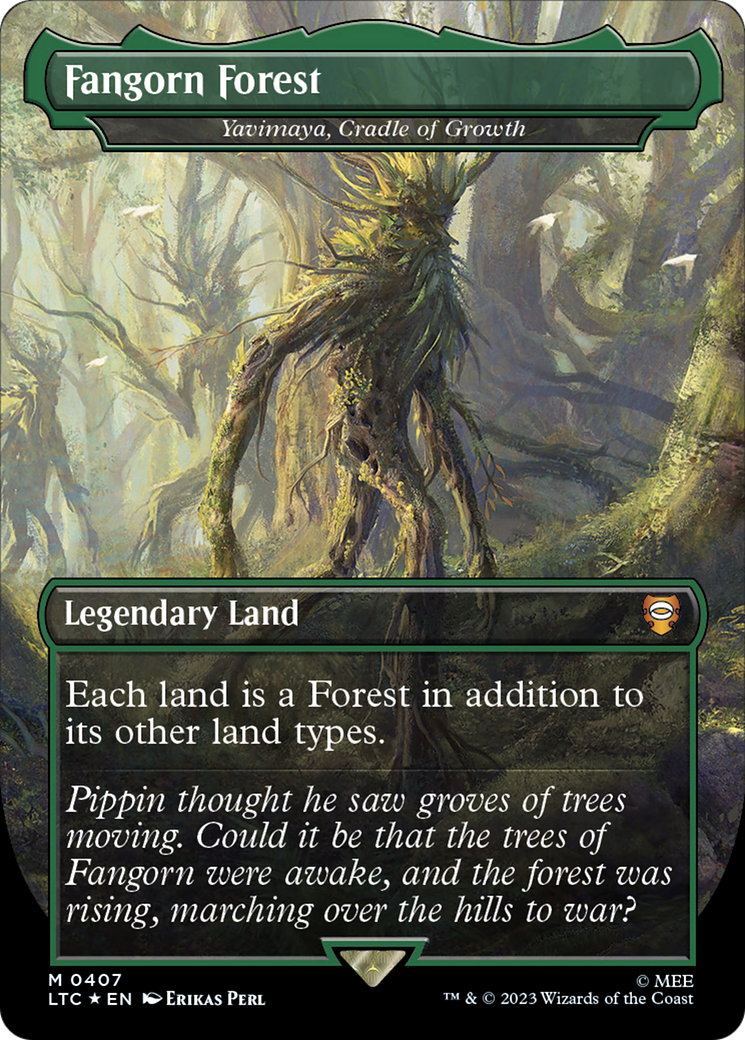 Yavimaya, Cradle of Growth - Borderless - Surge Foil [LTC-407]