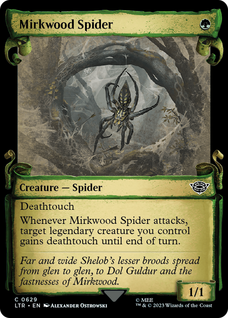 Mirkwood Spider - Scroll Showcase [LTR-629]