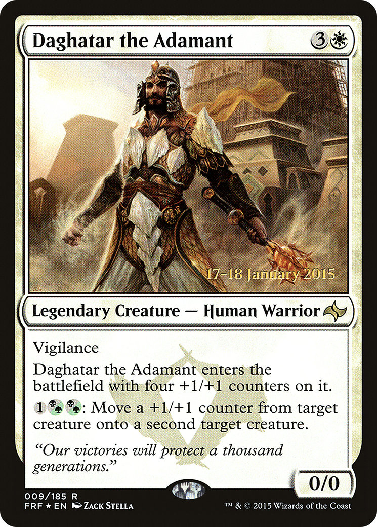 Daghatar the Adamant - Prerelease Promo [PFRF-9s]