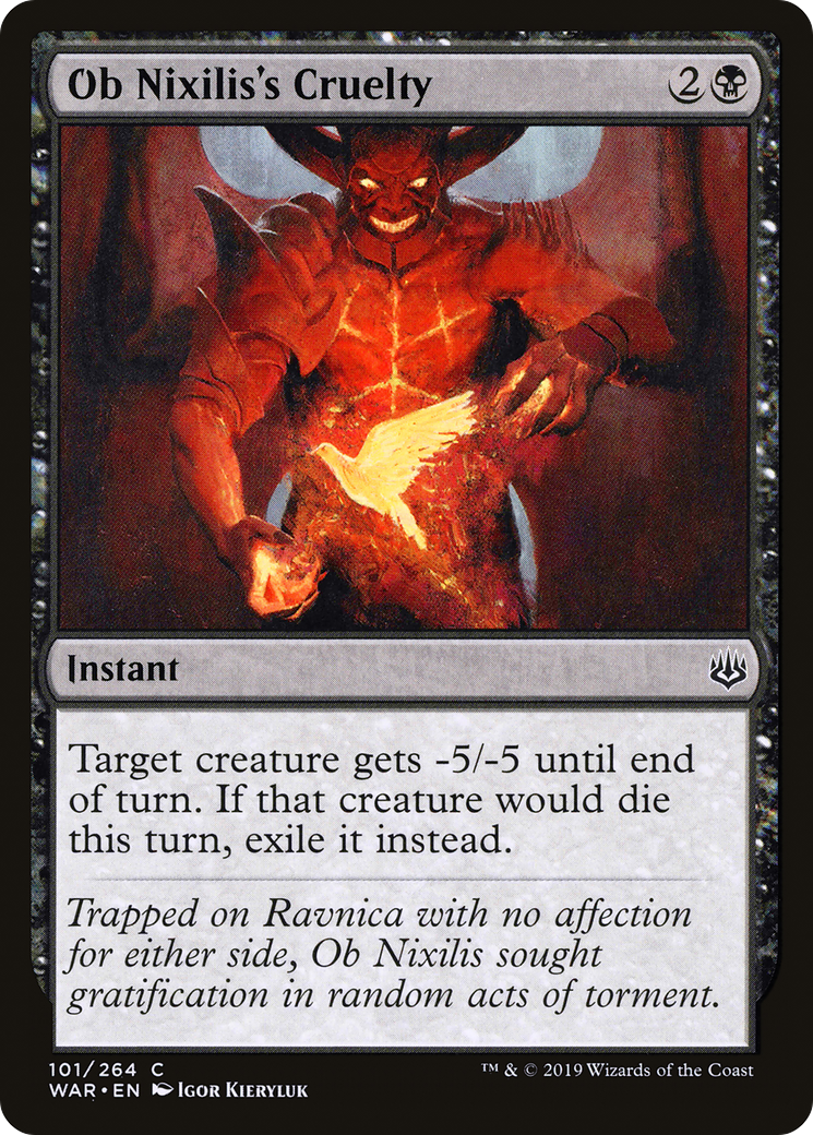 Ob Nixilis's Cruelty [WAR-101]