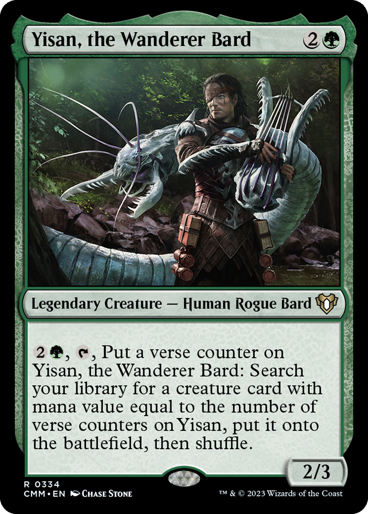 Yisan, the Wanderer Bard [CMM-334]