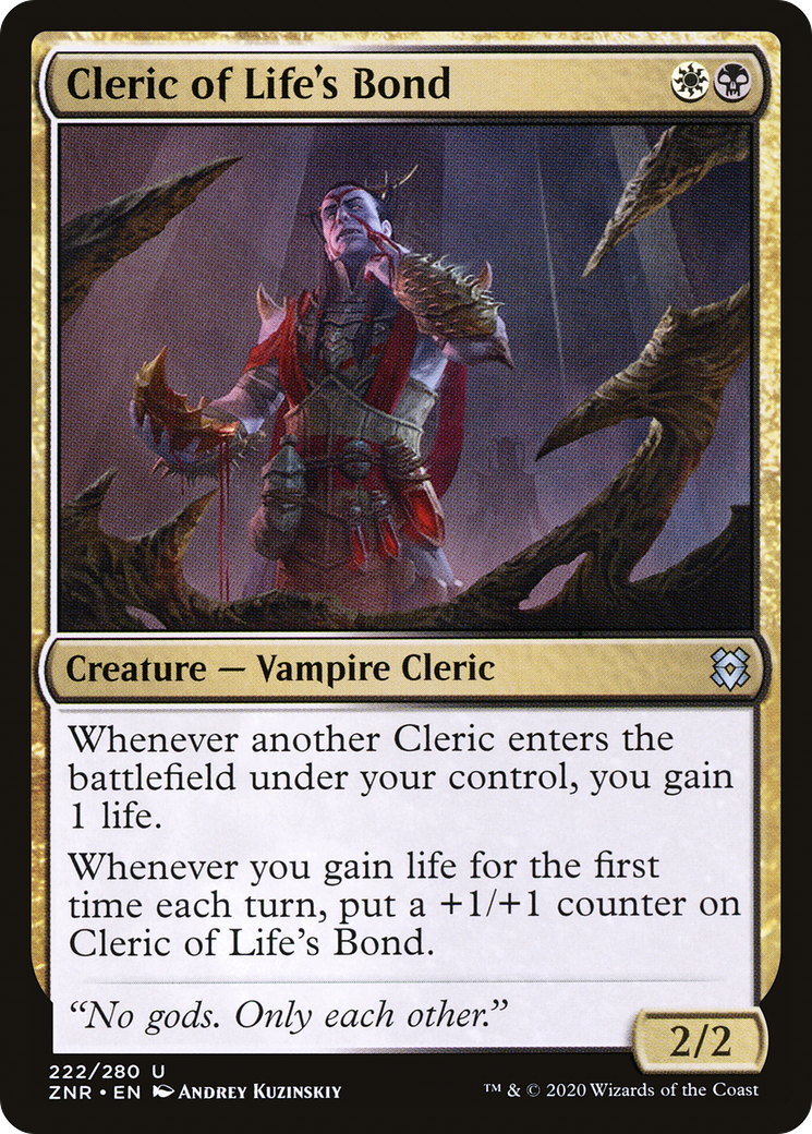 Cleric of Life's Bond [ZNR-222]