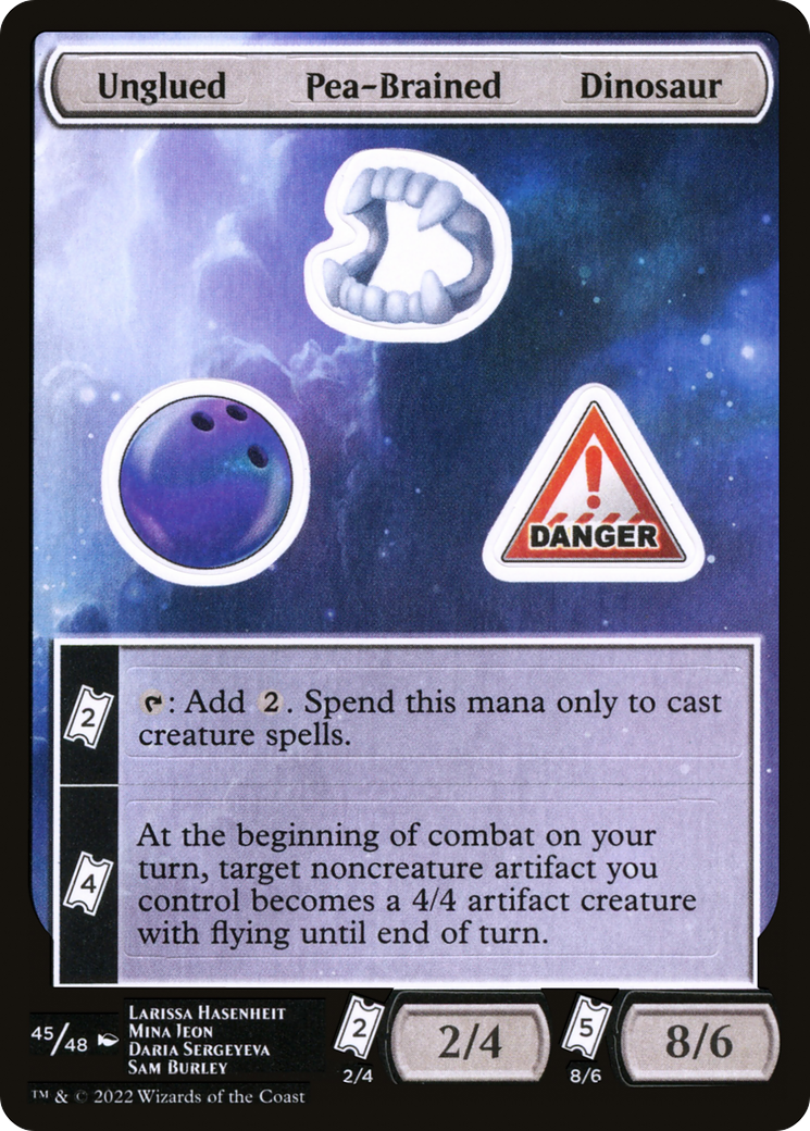 Unglued Pea-Brained Dinosaur [SUNF-45]