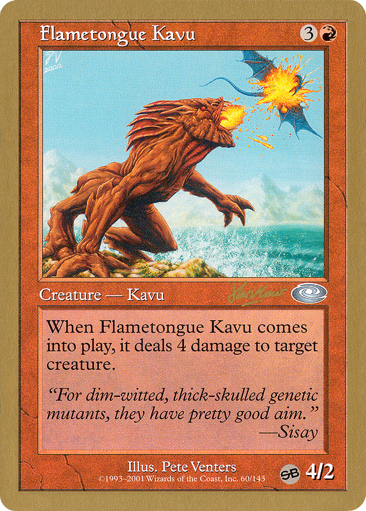 Flametongue Kavu [WC02-shh60sb]