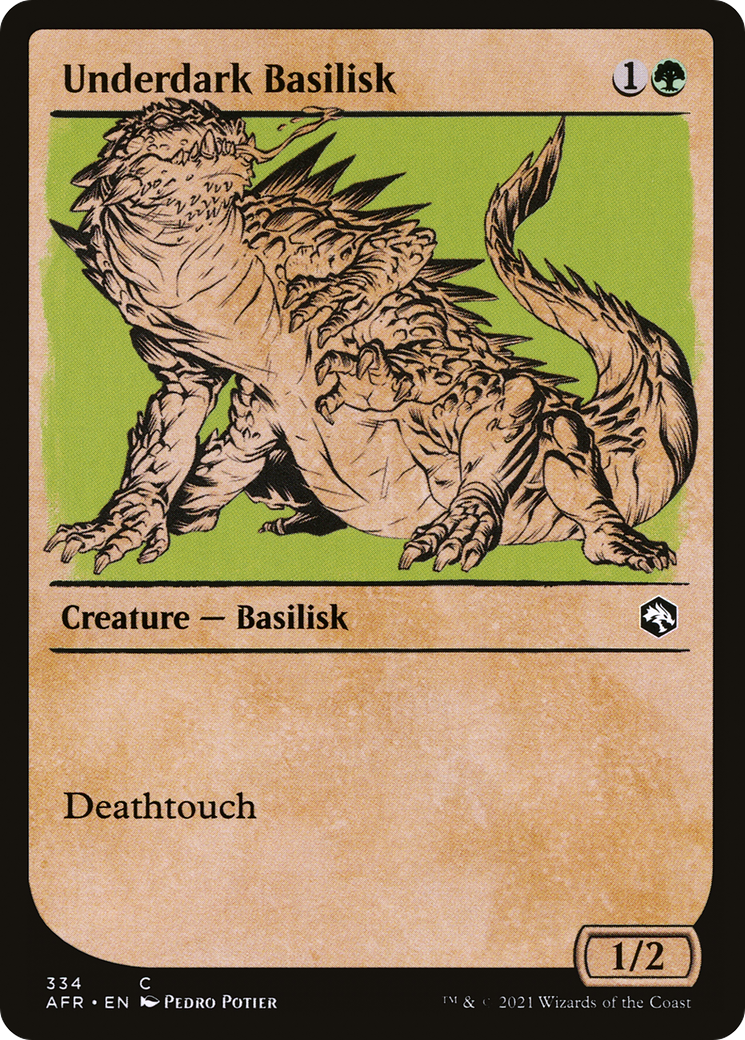 Underdark Basilisk - Showcase [AFR-334]