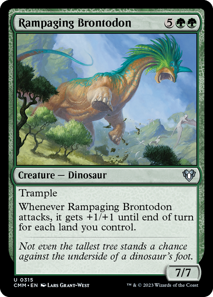 Rampaging Brontodon [CMM-315]