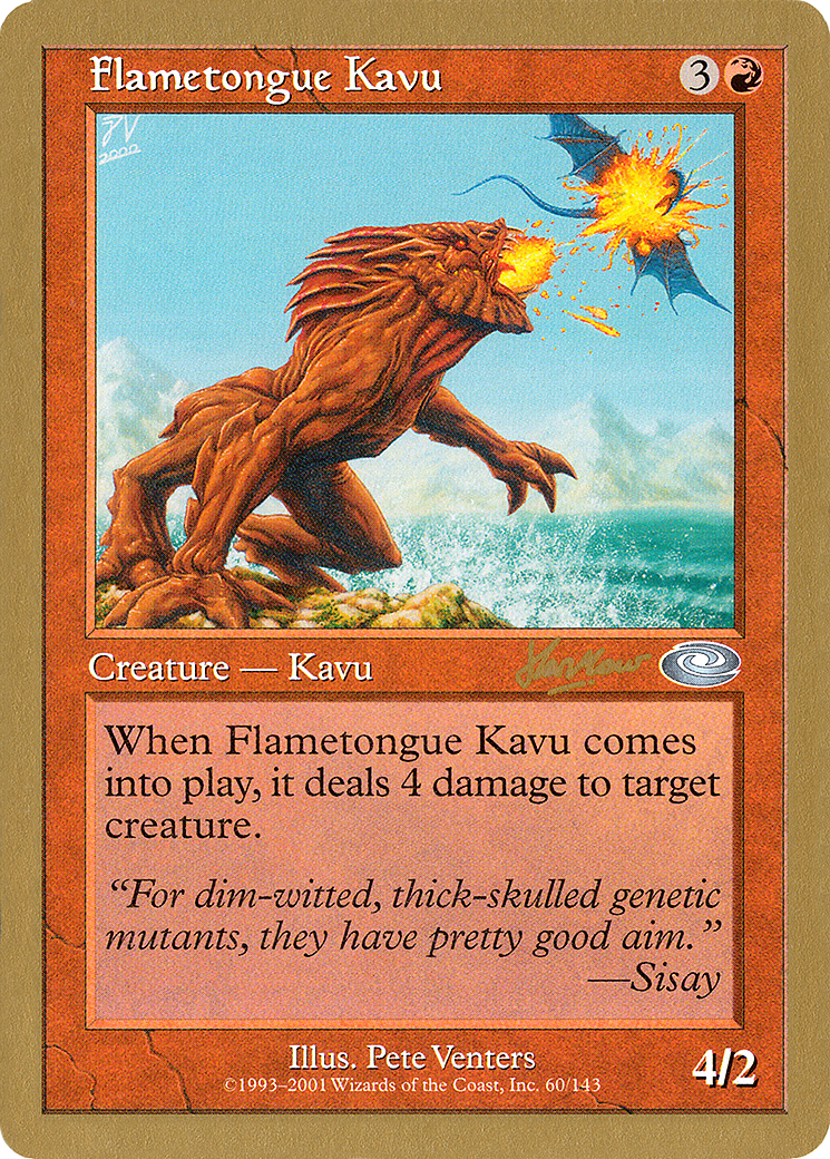 Flametongue Kavu [WC02-shh60]