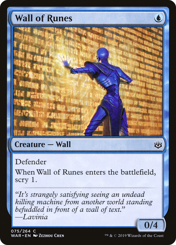 Wall of Runes [WAR-75]