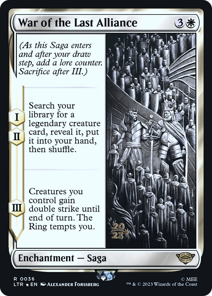 War of the Last Alliance - Prerelease Promo [PLTR-36s]