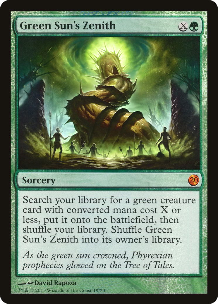 Green Sun's Zenith [V13-19]