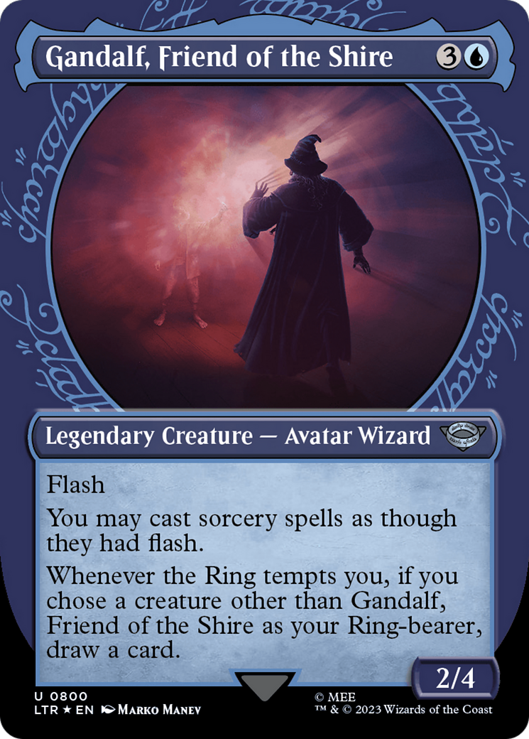 Gandalf, Friend of the Shire - Borderless - Showcase - Surge Foil [LTR-800]