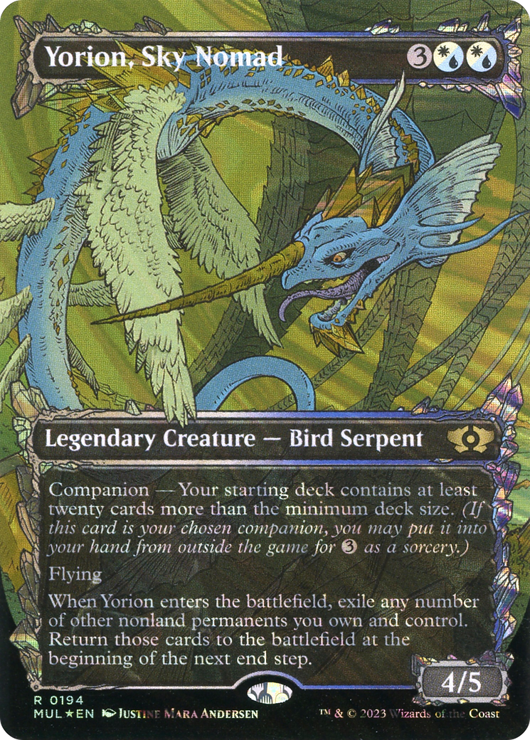 Yorion, Sky Nomad - Borderless - Showcase - Halo Foil - Full Art [MUL-194]