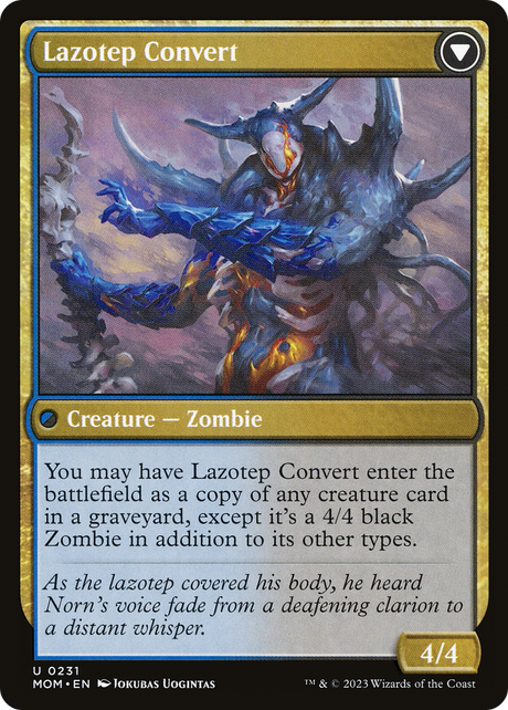 Invasion of Amonkhet // Lazotep Convert [MOM-231]
