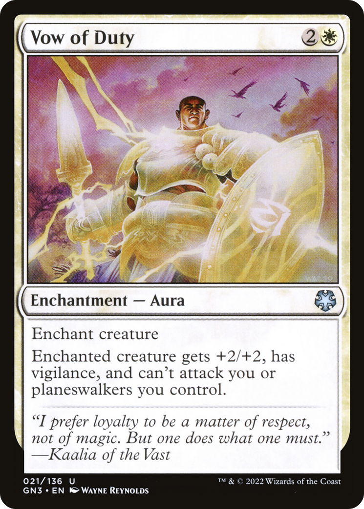 Vow of Duty [GN3-21]