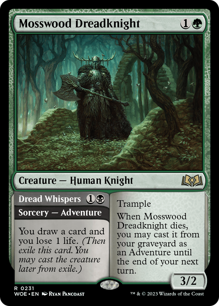 Mosswood Dreadknight // Dread Whispers [WOE-231]