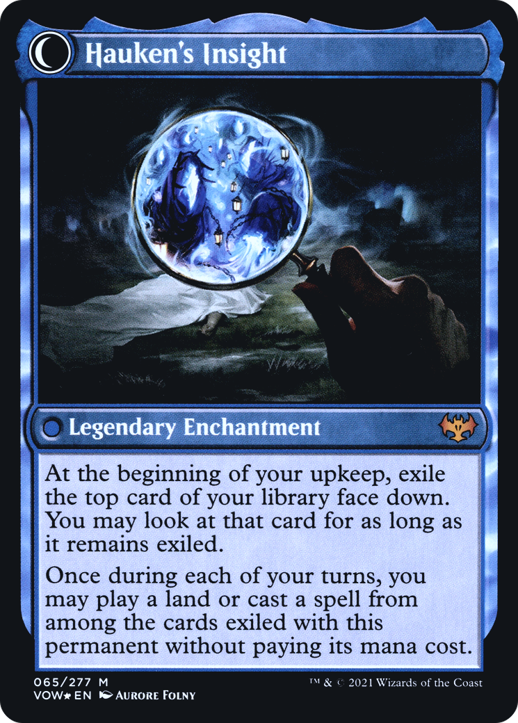 Jacob Hauken, Inspector // Hauken's Insight - Prerelease Promo [PVOW-65s]