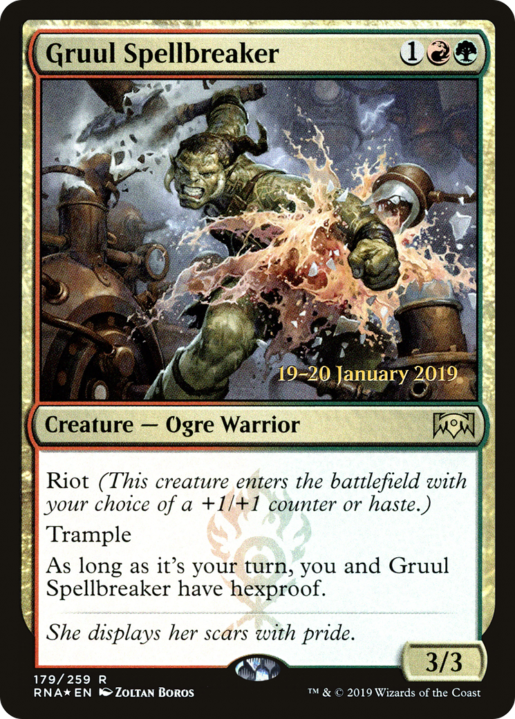 Gruul Spellbreaker - Prerelease Promo [PRNA-179s]