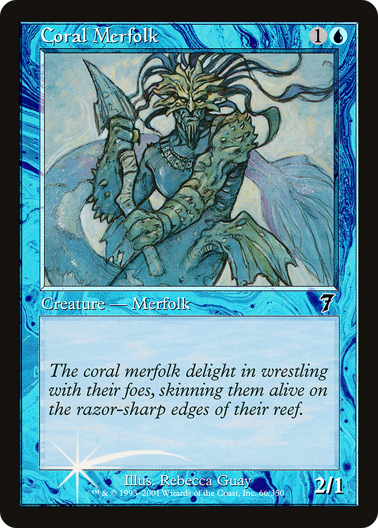 Coral Merfolk [7ED-66★]