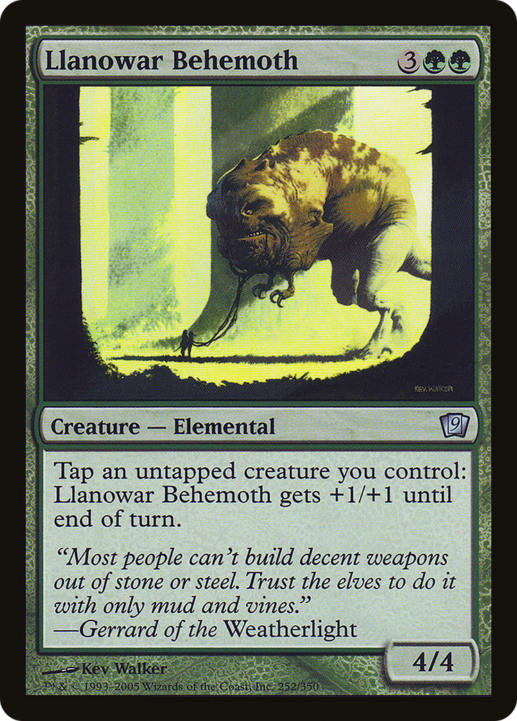 Llanowar Behemoth [9ED-252★]