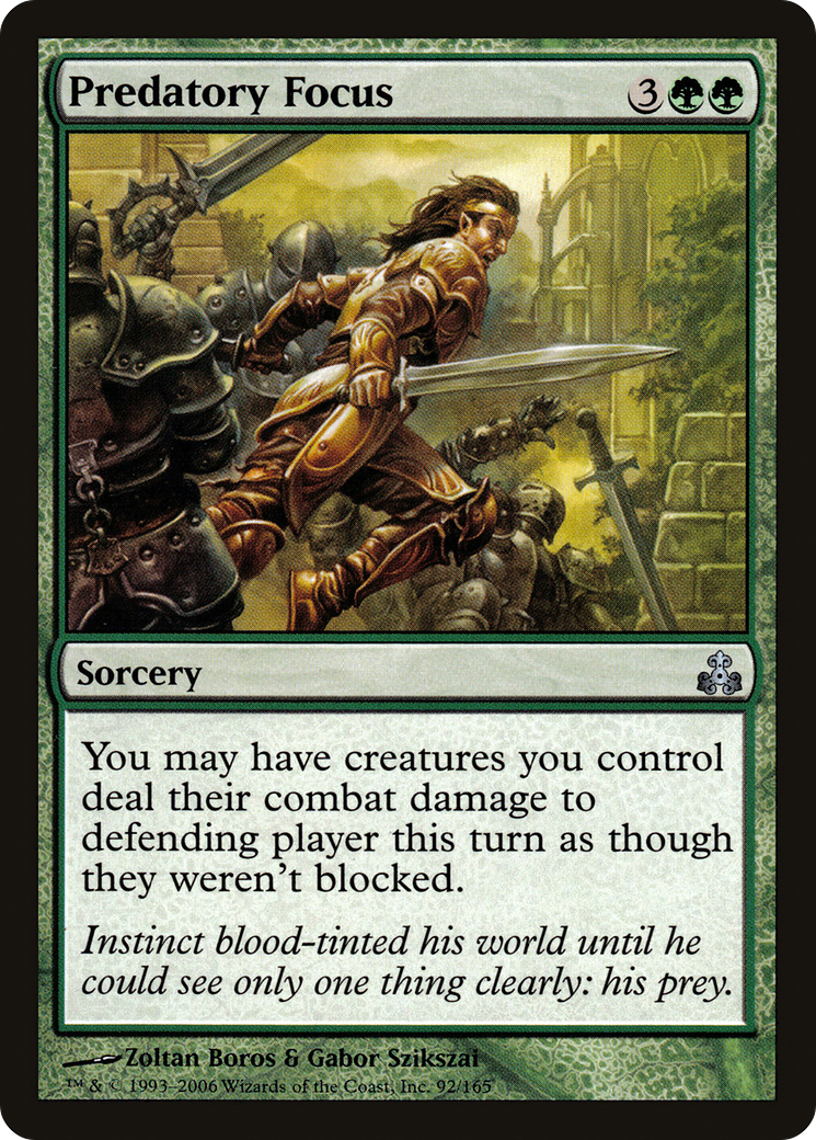 Predatory Focus [GPT-92]
