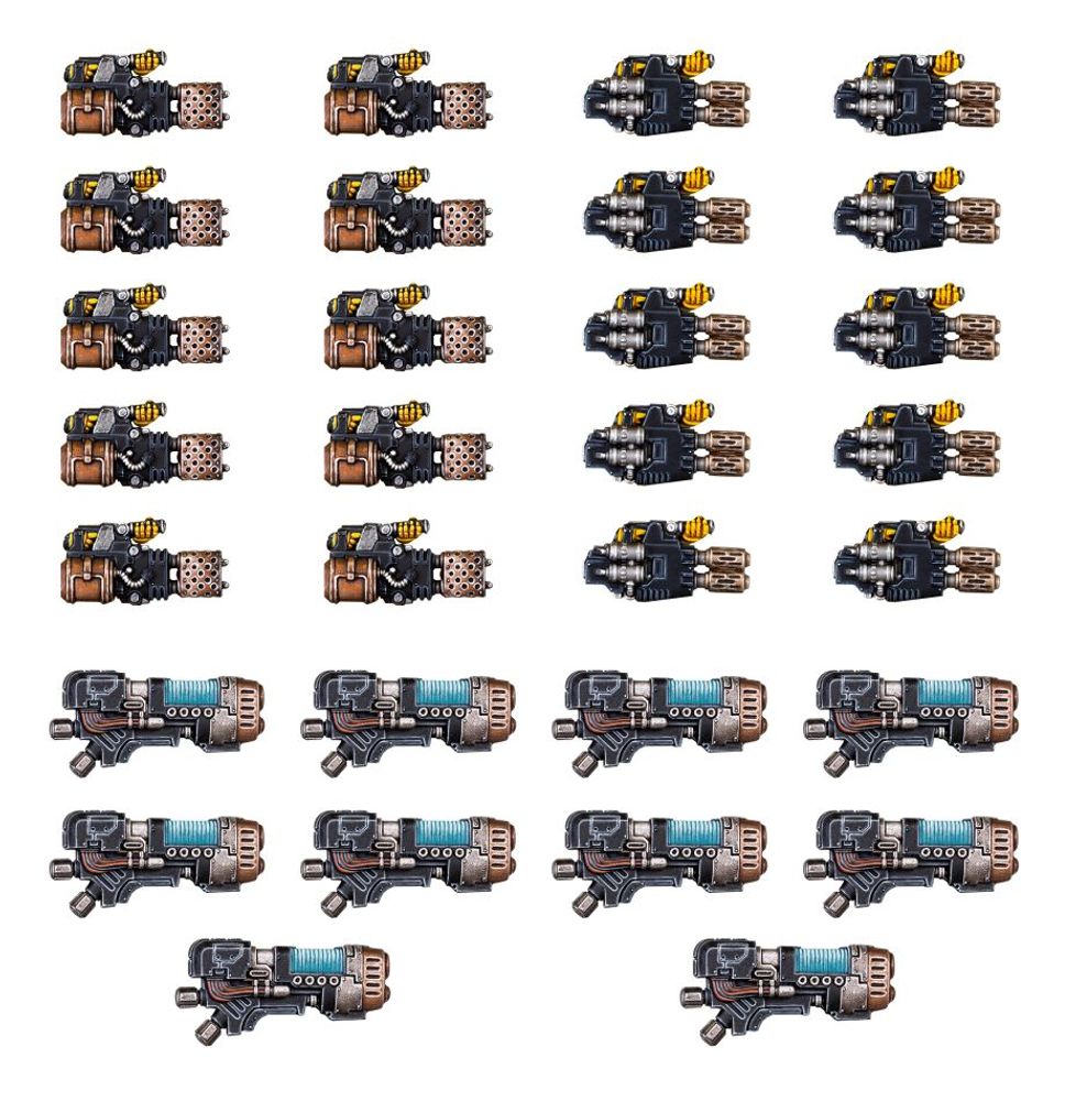Heavy Weapons Upgrade Set - Heavy Flamers, Multi-meltas, and Plasma Cannons