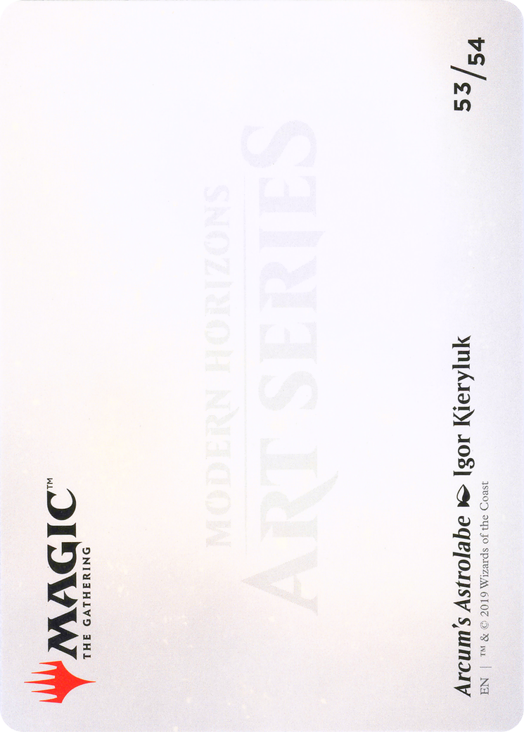 Arcum's Astrolabe // Arcum's Astrolabe - Borderless [AMH1-53]