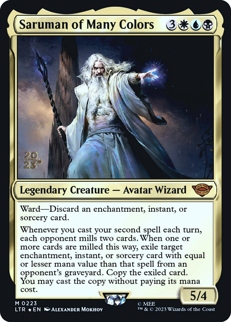 Saruman of Many Colors - Prerelease Promo [PLTR-223s]