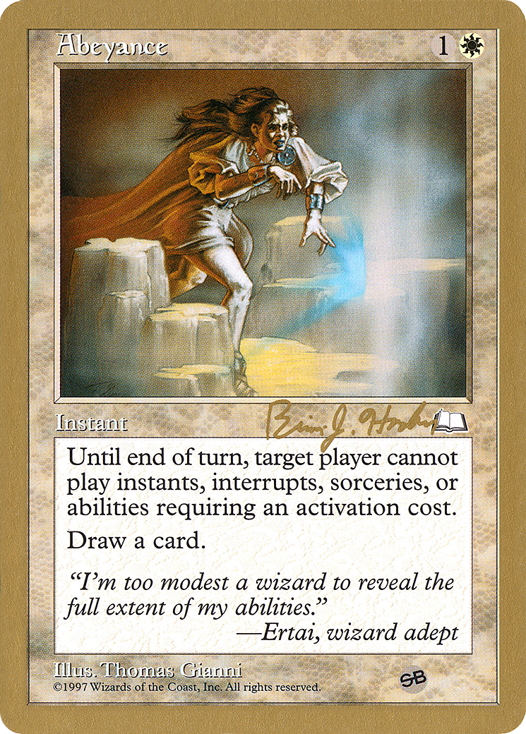 Abeyance [WC98-bh1sb]