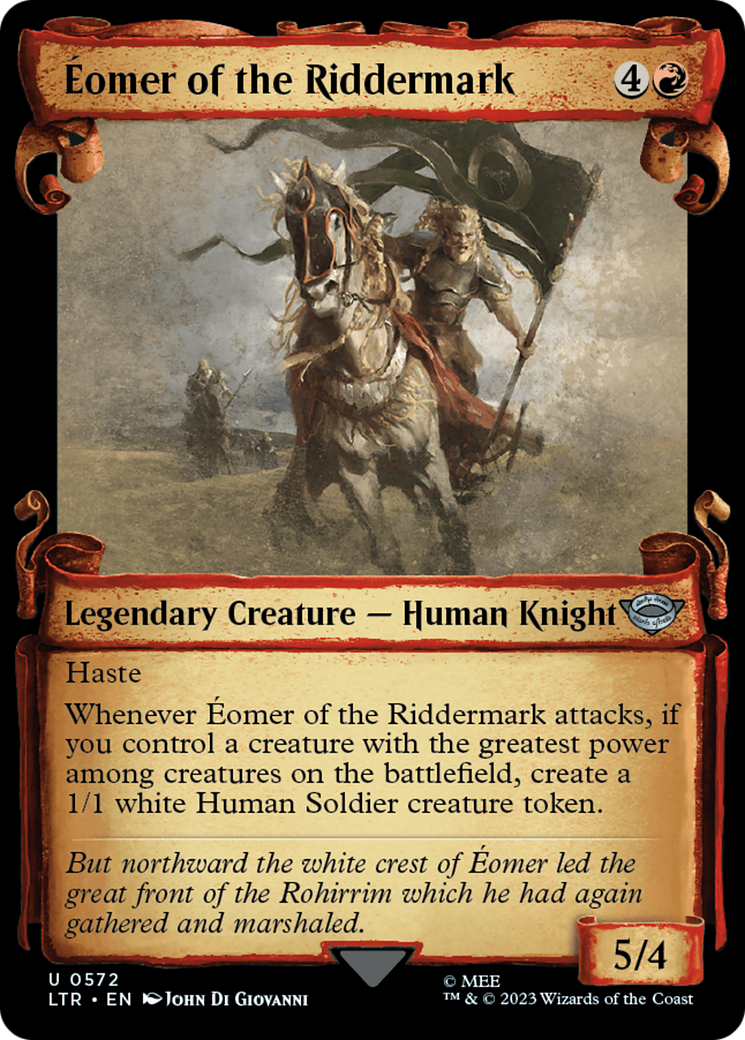Éomer of the Riddermark - Scroll Showcase [LTR-572]