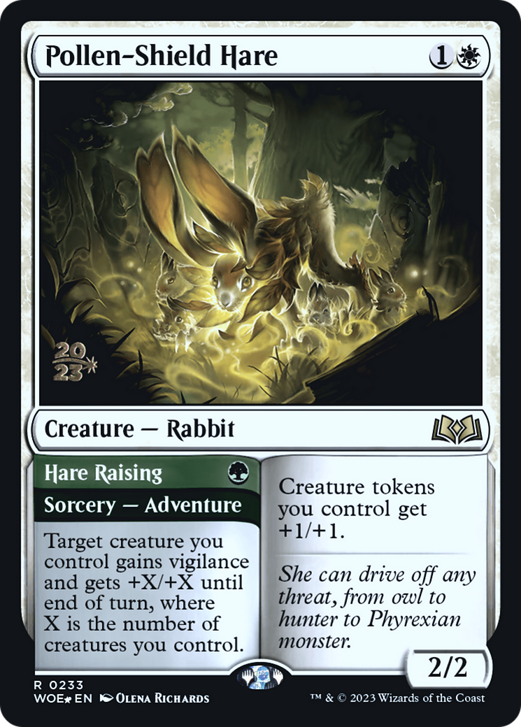 Pollen-Shield Hare // Hare Raising - Prerelease Promo [PWOE-233s]