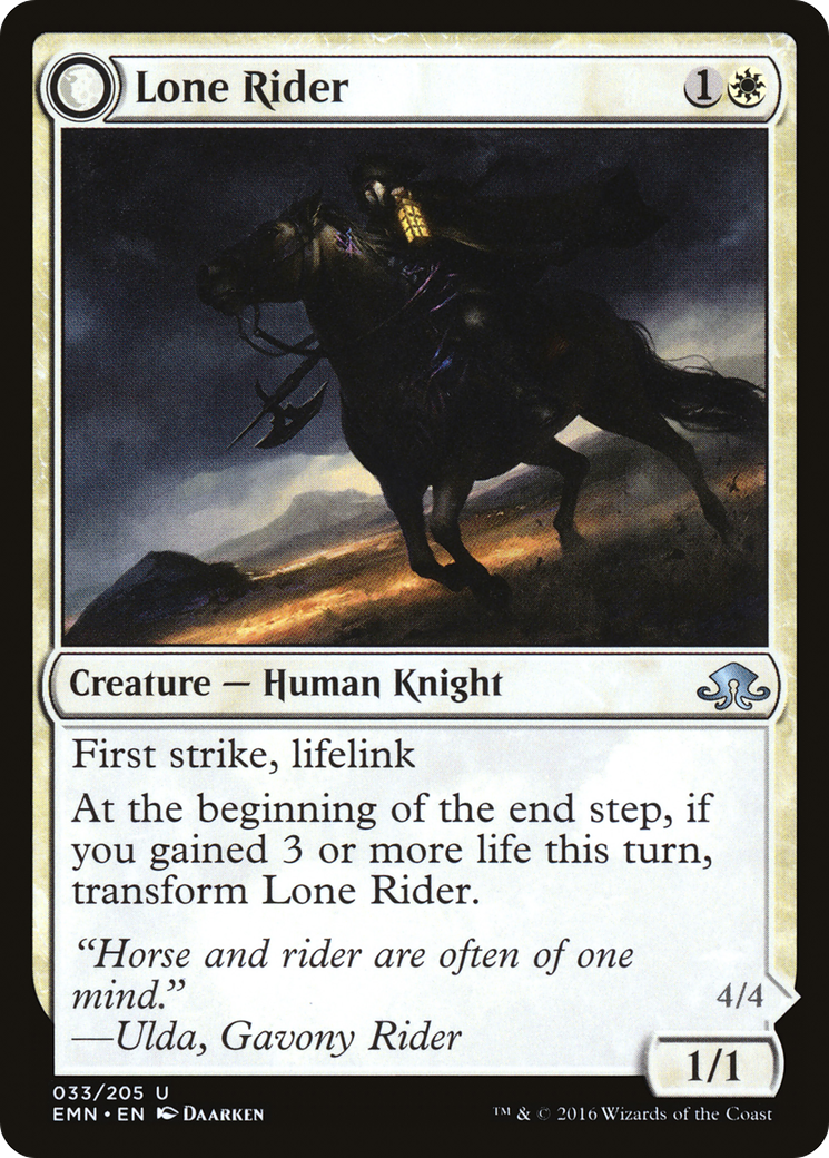 Lone Rider // It That Rides as One [EMN-33]