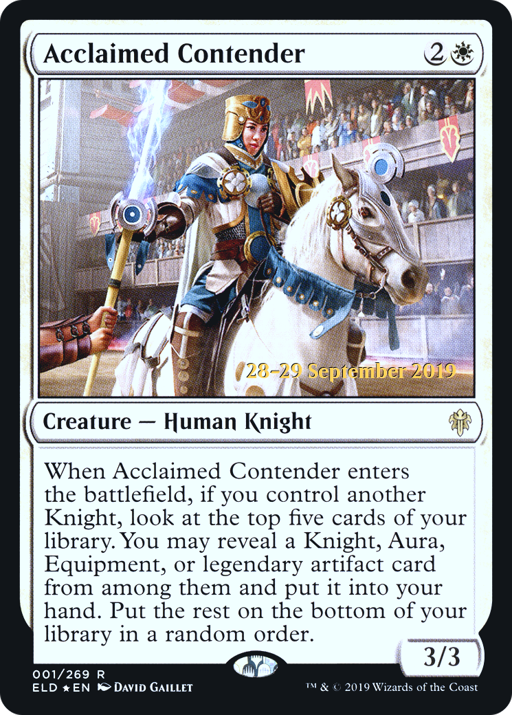 Acclaimed Contender - Prerelease Promo [PELD-1s]