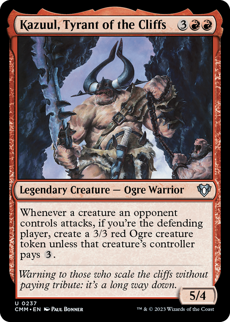 Kazuul, Tyrant of the Cliffs [CMM-237]