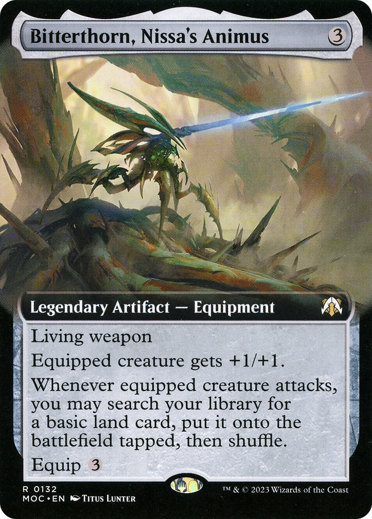Bitterthorn, Nissa's Animus - Extended Art [MOC-132]