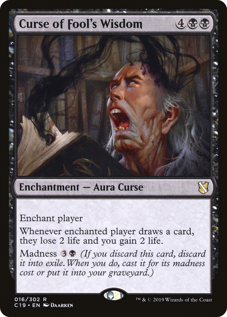 Curse of Fool's Wisdom [C19-16]