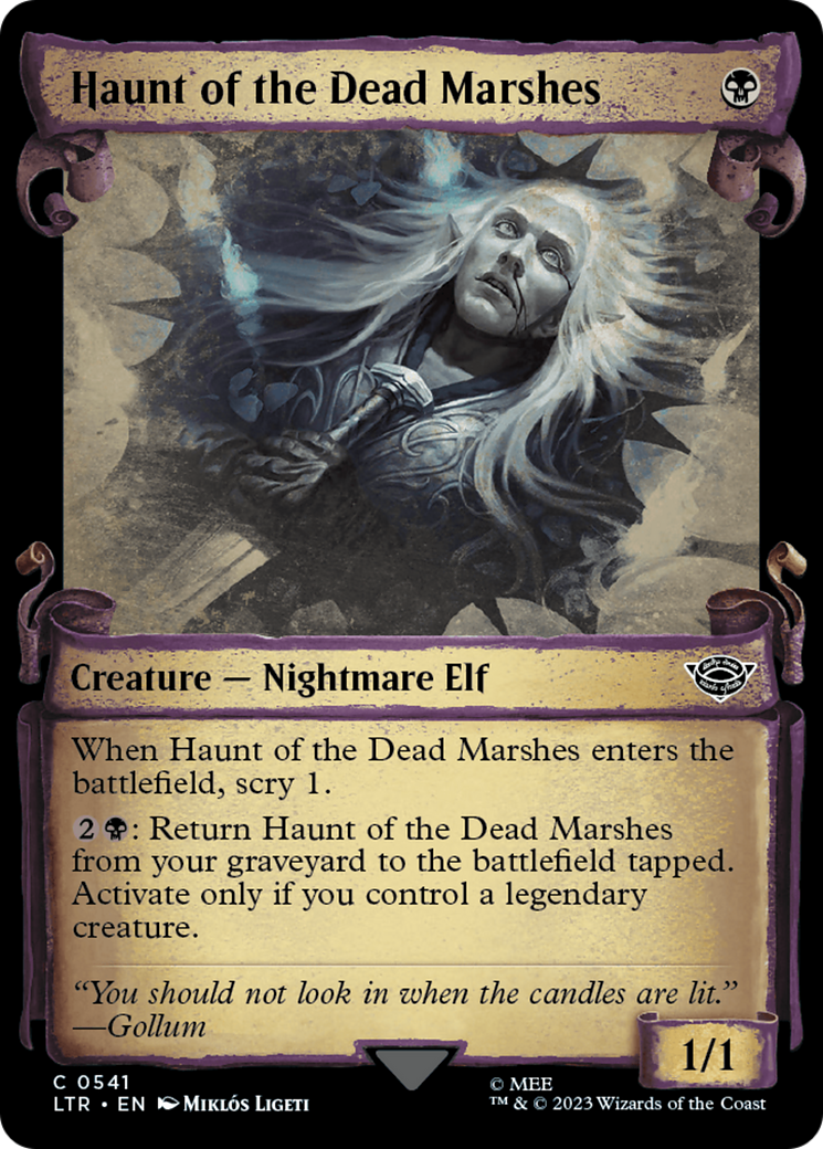 Haunt of the Dead Marshes - Scroll Showcase [LTR-541]