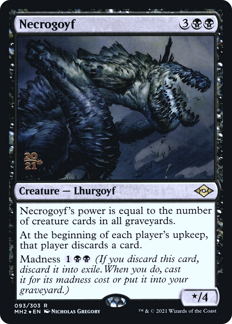 Necrogoyf - Prerelease Promo [PMH2-93s]