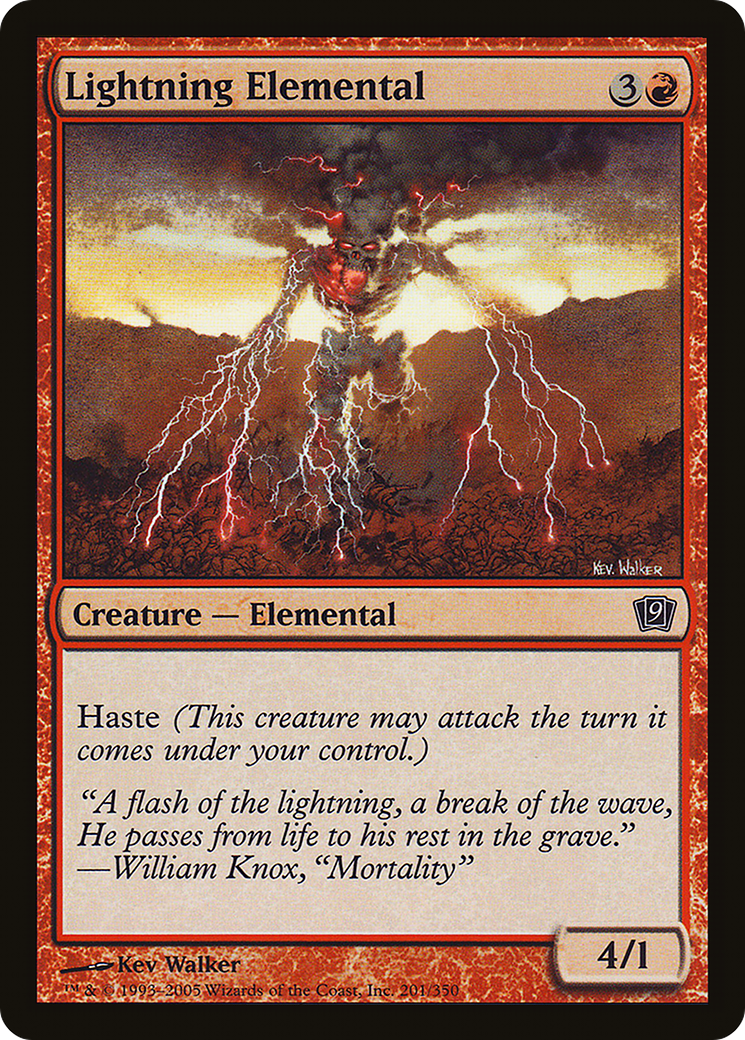 Lightning Elemental [9ED-201★]