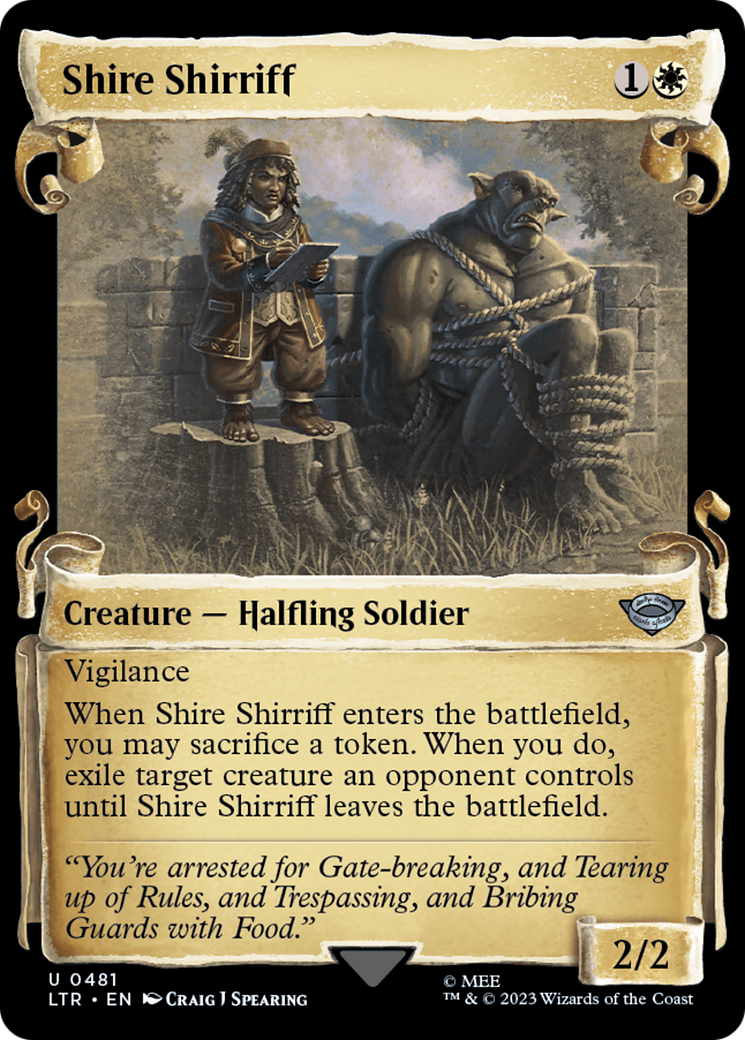 Shire Shirriff - Scroll Showcase [LTR-481]