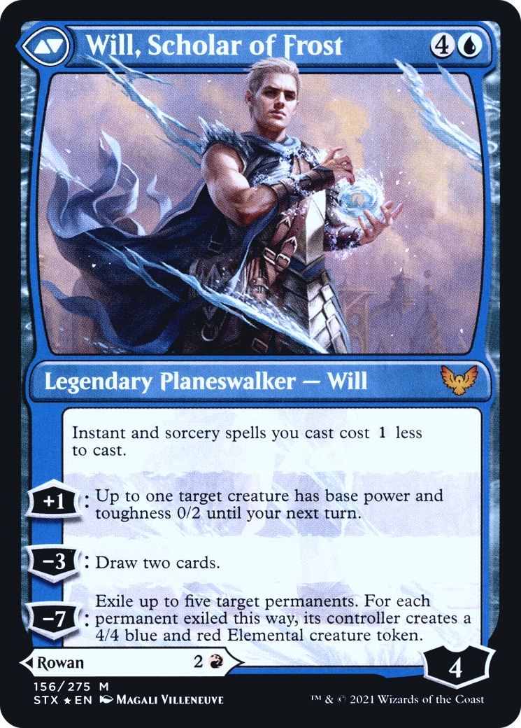 Rowan, Scholar of Sparks // Will, Scholar of Frost - Prerelease Promo [PSTX-156s]