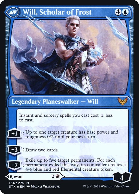 Rowan, Scholar of Sparks // Will, Scholar of Frost - Prerelease Promo [PSTX-156s]