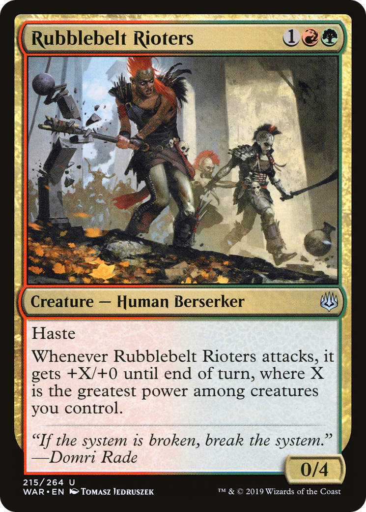 Rubblebelt Rioters [WAR-215]