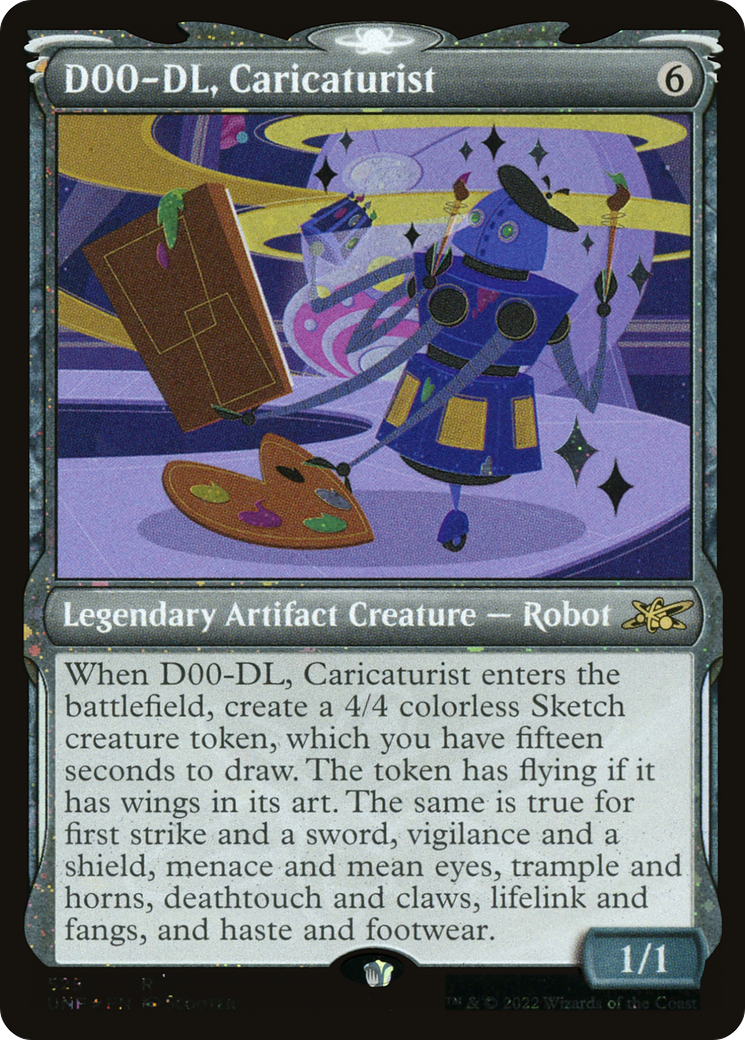 D00-DL, Caricaturist - Showcase - Galaxy Foil [UNF-525]