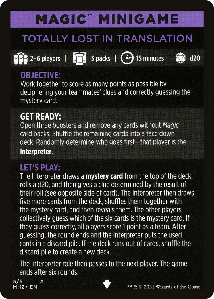 Totally Lost in Translation // Totally Lost in Translation (cont'd) [MMH2-5]