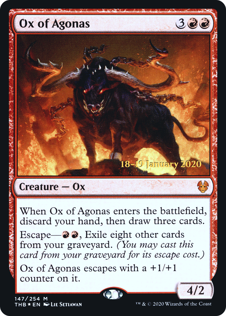Ox of Agonas - Prerelease Promo [PTHB-147s]